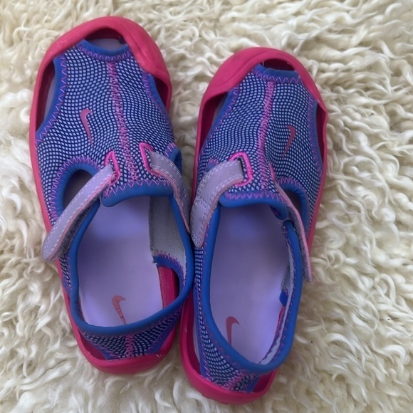Nike Sunray Protect TD Purple Pink Sandals Toddler Girls 10 C Outdoor water shoe - Picture 5 of 7